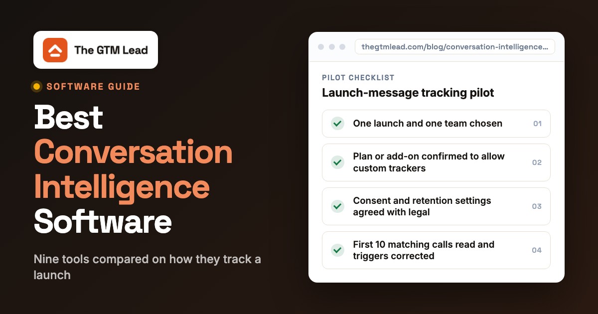 Best Conversation Intelligence Software